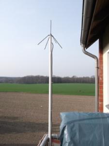 Selbstbau Groundplane Antenne Gateway 085